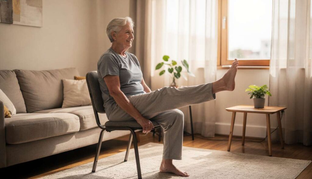 Stuhl-Übungen ab 60: 8 Minuten täglich stärken die Hüfte besser als Kniebeugen