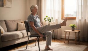 Stuhl-Übungen ab 60: 8 Minuten täglich stärken die Hüfte besser als Kniebeugen