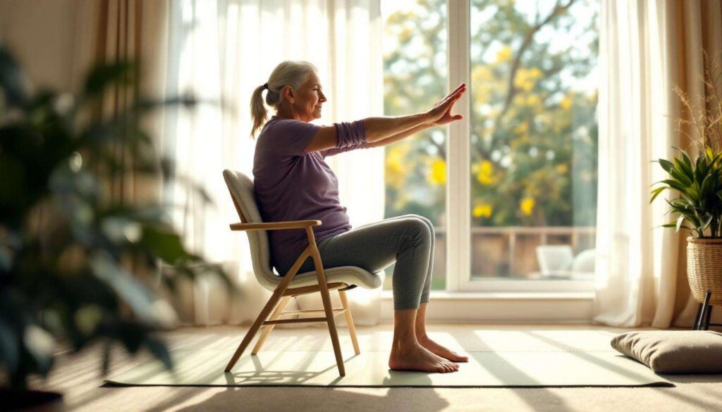 Dieser 8-Minuten-Stuhlworkout stärkt die Hüfte besser als Squats – ideal ab 60