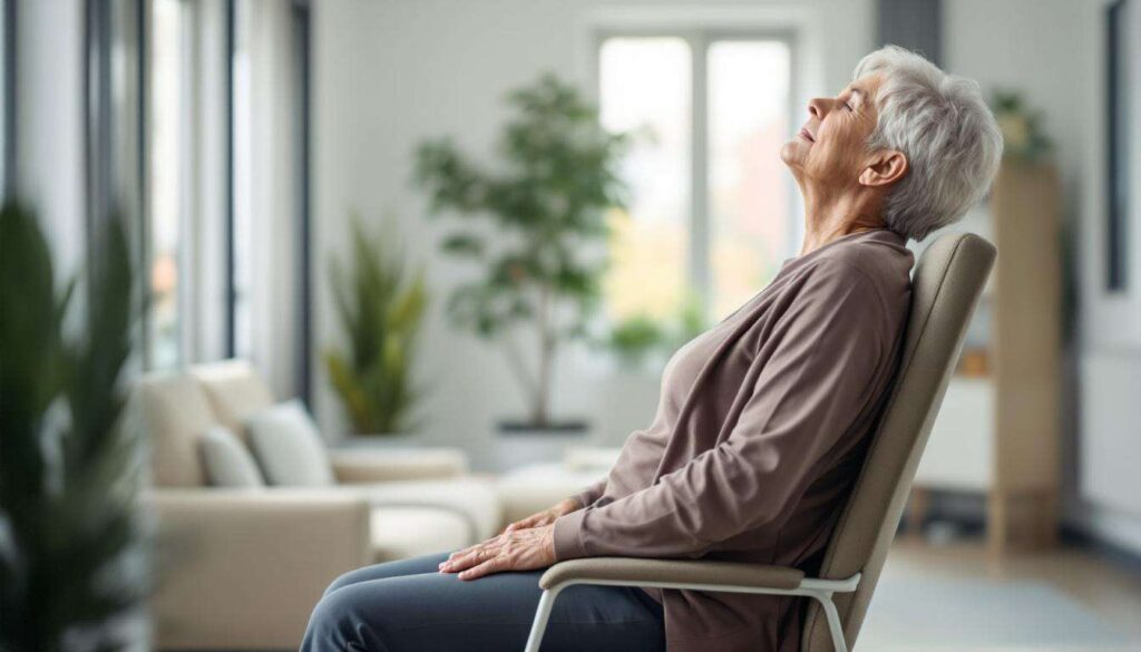 Stuhlübungen gegen Rückenschmerzen ab 60, Physiotherapeuten zeigen die 4 wirksamsten Varianten