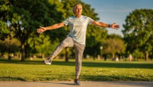 Können Sie 30 Sekunden auf einem Bein stehen? Sportmediziner erklären was das ab 50 bedeutet