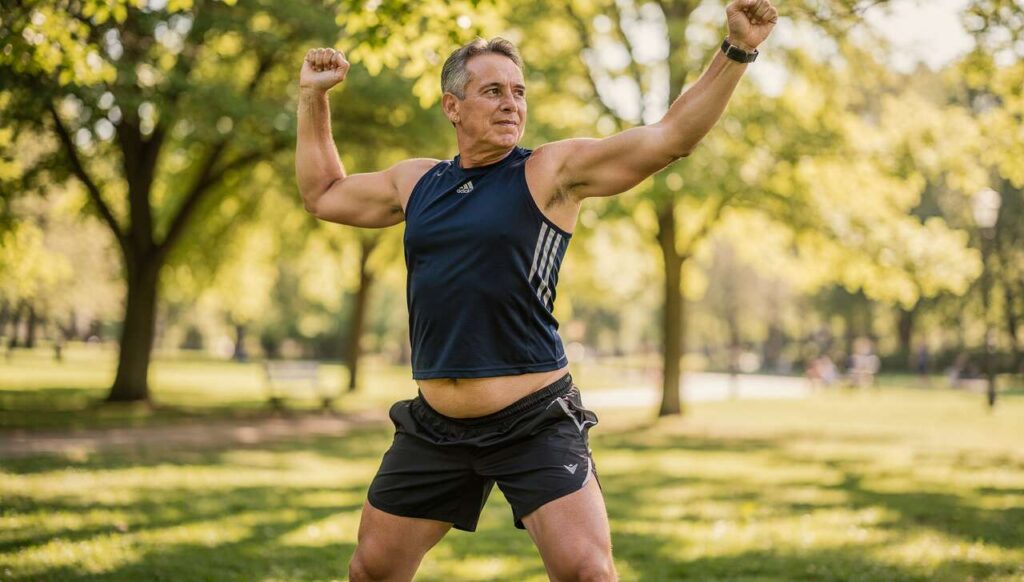 Bauchfett ab 55: Diese 3 Übungen im Stehen verbrennen laut Sportmedizinern mehr als Sit-ups