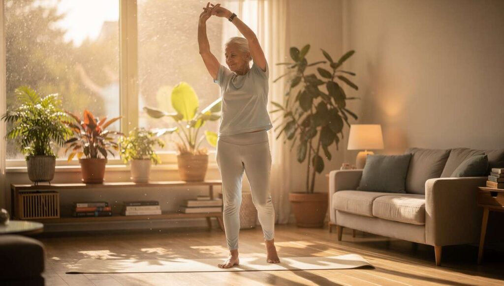 Morgenroutine ab 60: Diese 5-Minuten-Übung aktiviert laut Sportmedizinern den gesamten Kreislauf