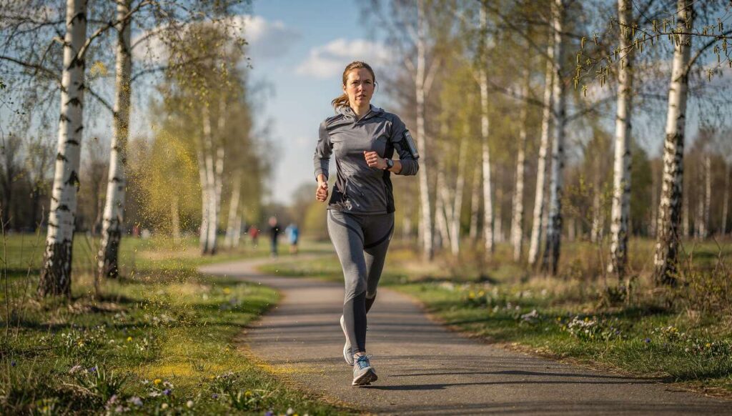 Birkenpollenflug 2026 beginnt früher als erwartet, so trainieren Allergiker sicher im Freien