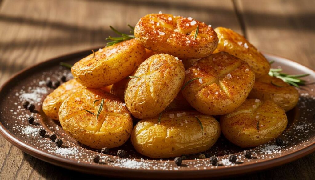 Kartoffeln aus dem Ofen: Warum Vorkochen mit Natron sie deutlich knuspriger macht