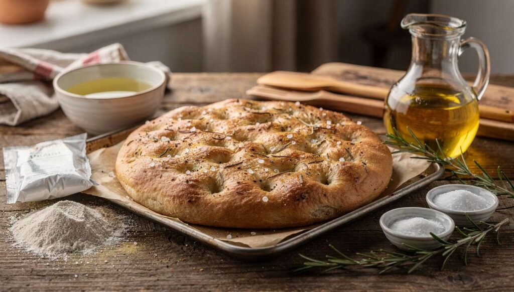 Focaccia aus der Pfanne: Das schnelle Rezept ohne Backofen für die ganze Familie