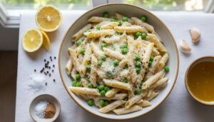 Pasta mit Erbsen: Das cremige Frühlingsrezept, das in 20 Minuten auf dem Tisch steht