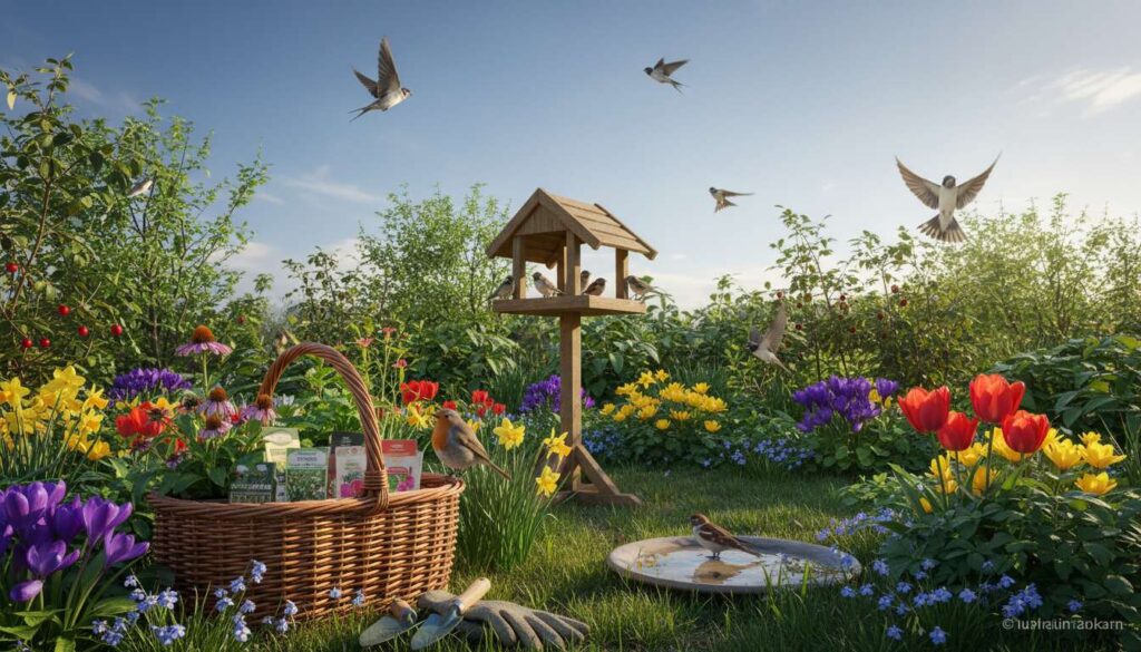 NABU empfiehlt: Was Sie jetzt im April in Ihren Garten legen sollten für Zugvögel